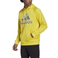 adidas Kapuzenpullover Aeroready Game and Go Big Logo Hoodie gelb Herren